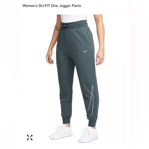 Nike Turquoise Joggers with Silver Swoosh